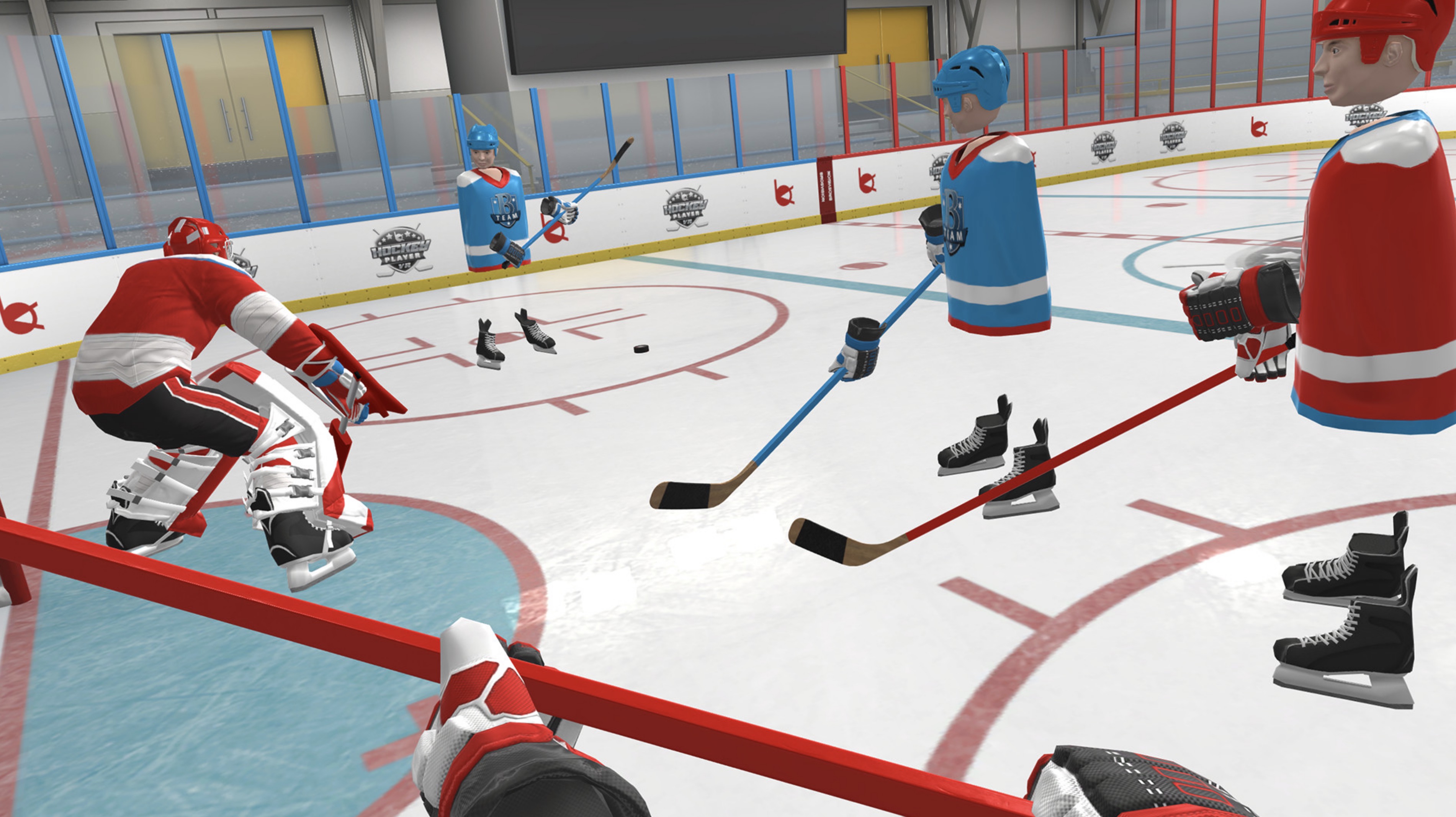 Хоккей игра новые. Ice Hockey игра. Hockey VR Oculus. Качканар игра хоккей. Хоккеисты в игре.