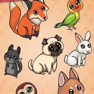 Merge Cute Animals: Cat & Dog