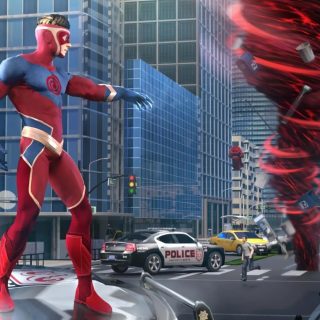 Hurricane Superhero: Wind Tornado Vegas Mafia