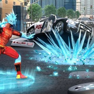 Snow Storm Superhero