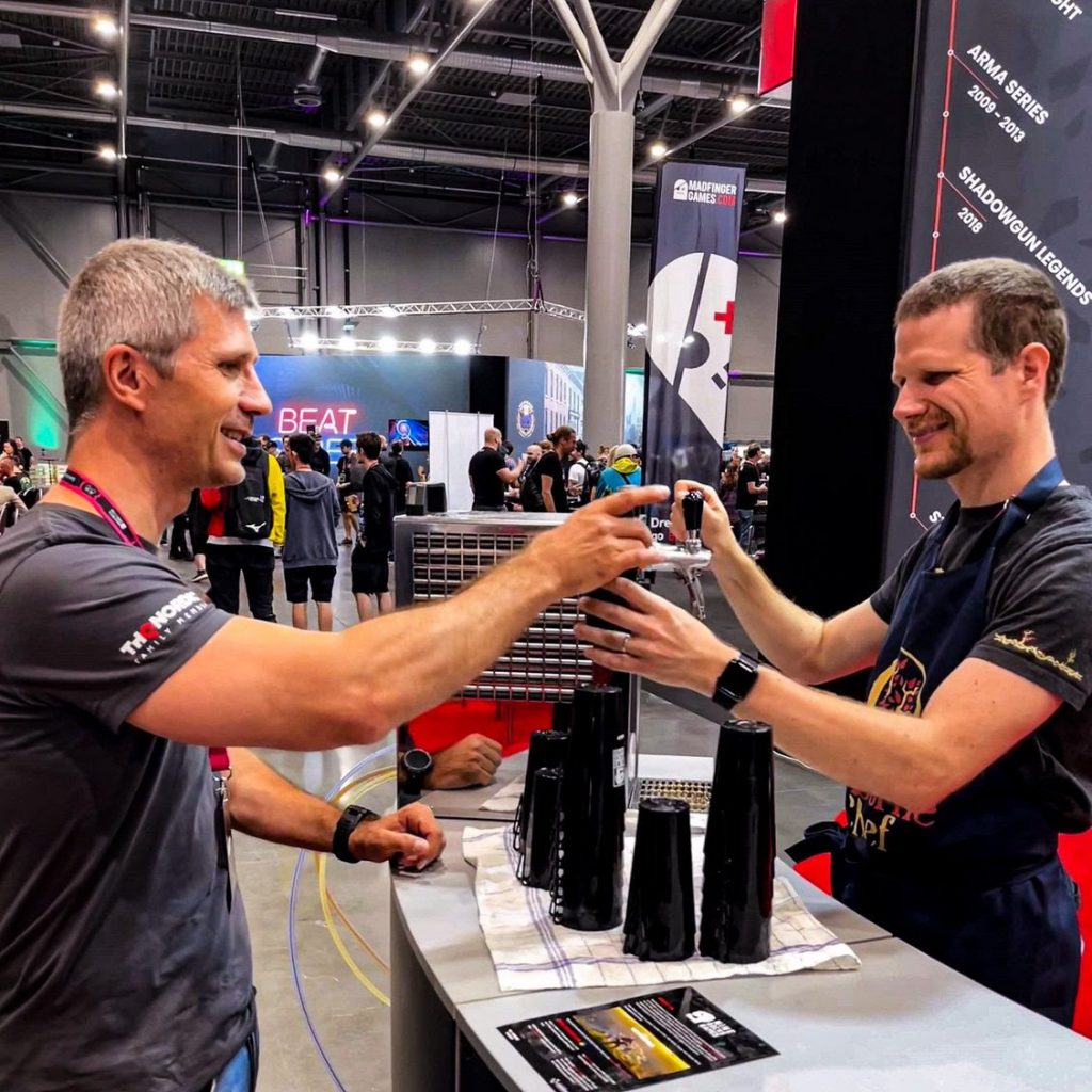 Ashborne Games a Nine Rocks Games pomáhali pivem na Game Access Ukrajině