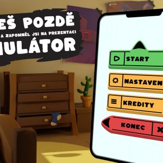 Jedeš pozdě na klauzuru a zapomněl jsi na prezentaci simulátor