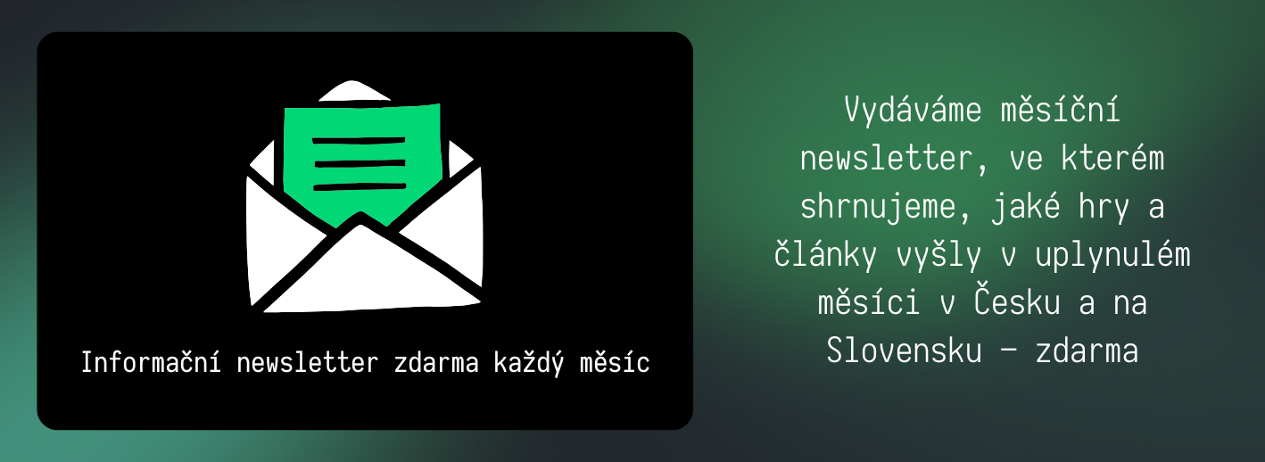 Informační newsletter zdarma každý měsíc