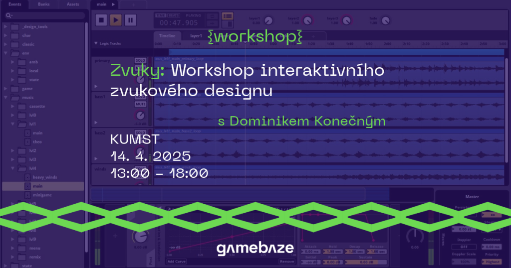 Zvuky – workshop interaktivního zvukového designu