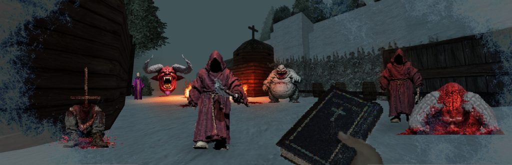 Český horor SATAN II nabírá na obrátkách. Pokračování retro střílečky zapadá do vlny domácích hororů