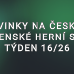 Novinky na české a slovenské herní scéně — týden 16/26