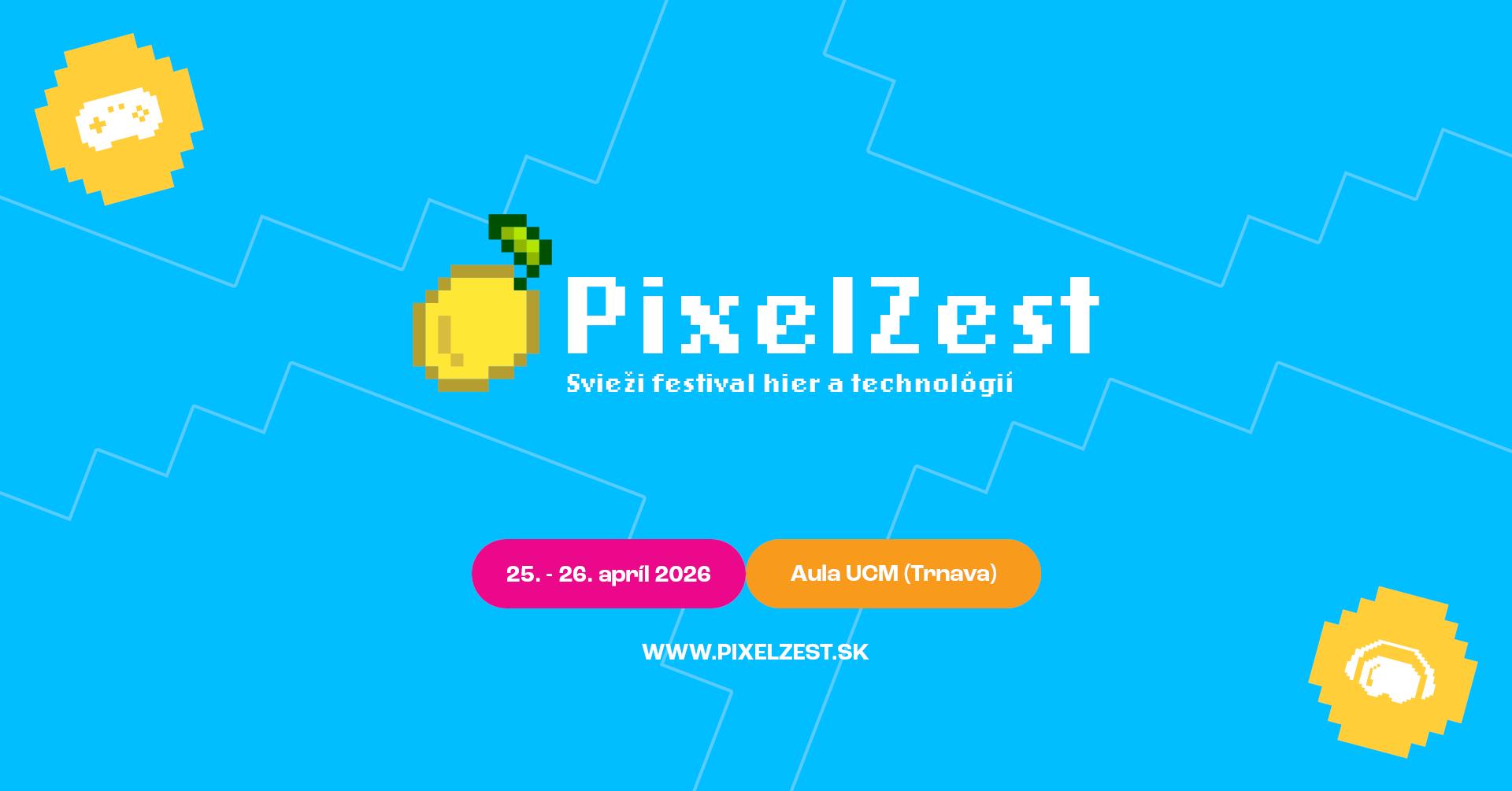 PixelZest 2026 — 3. ročník herného festivalu v Trnave